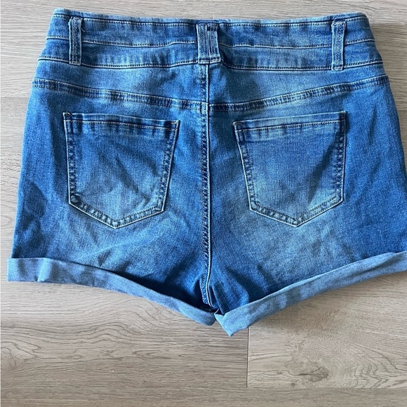 Blue Spice Women's Blue Denim Shorts Size 11 - Picture 6 of 7